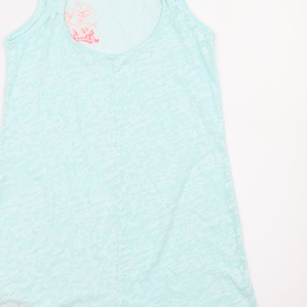Primark Girls Green  Polyester Tunic Tank Size 10-11 Years Round Neck Pullover