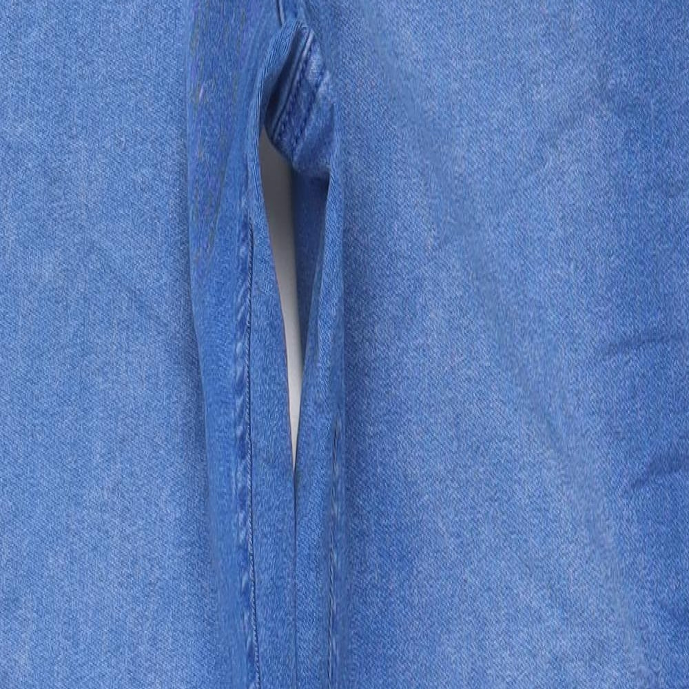 F&F Womens Blue  Cotton Jegging Jeans Size 10 L28 in Regular