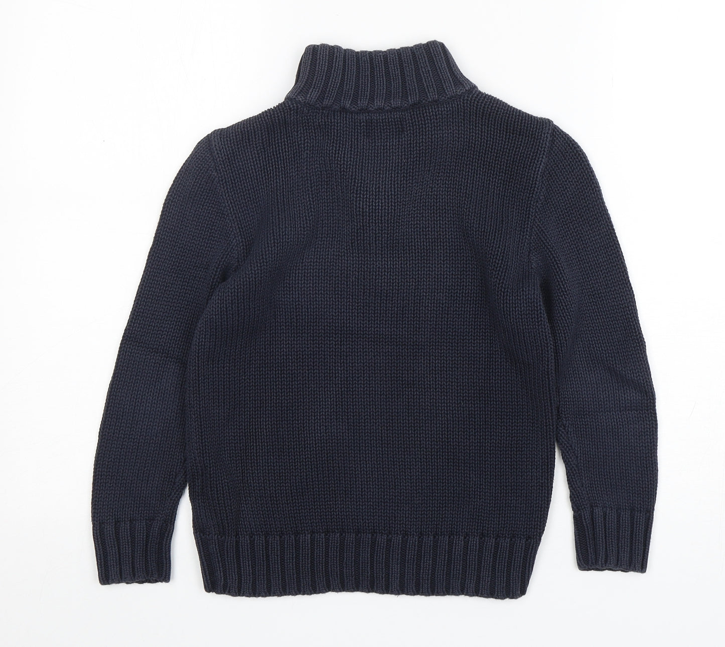 Polo Ralph Lauren Boys Blue  Cotton Pullover Sweatshirt Size 7 Years  Pullover