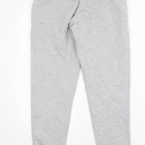 Primark Womens Grey  Cotton Sweatpants Trousers Size 6 L30 in Regular Drawstring
