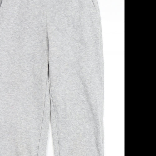 Primark Womens Grey  Cotton Sweatpants Trousers Size 6 L30 in Regular Drawstring