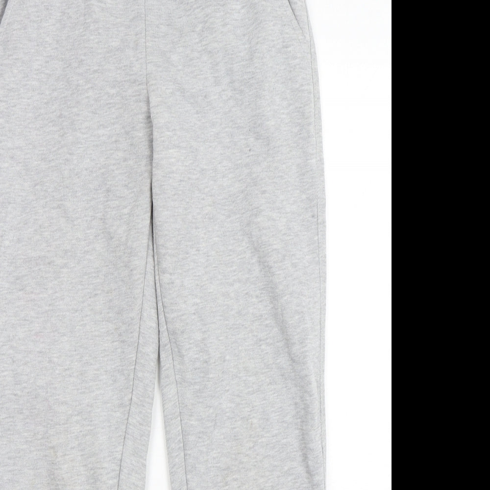 Primark Womens Grey  Cotton Sweatpants Trousers Size 6 L30 in Regular Drawstring