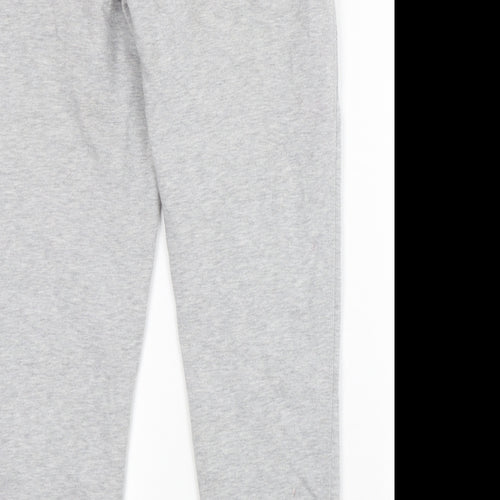 Primark Womens Grey  Cotton Sweatpants Trousers Size 6 L30 in Regular Drawstring