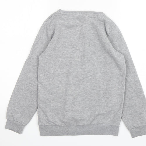 Harry Potter  Girls Grey  Polyester Pullover Sweatshirt Size 11-12 Years  Pullover - Gryffindor