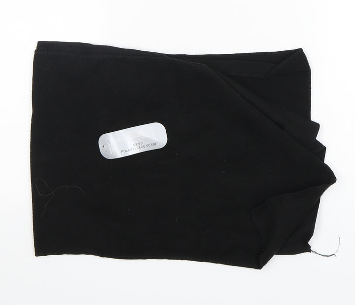 flagstaff Mens Black Polyester Scarf Size Regular