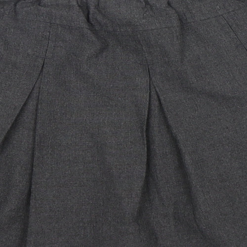 TU Girls Grey  Polyester Pleated Skirt Size 4 Years  Regular  - School Wear