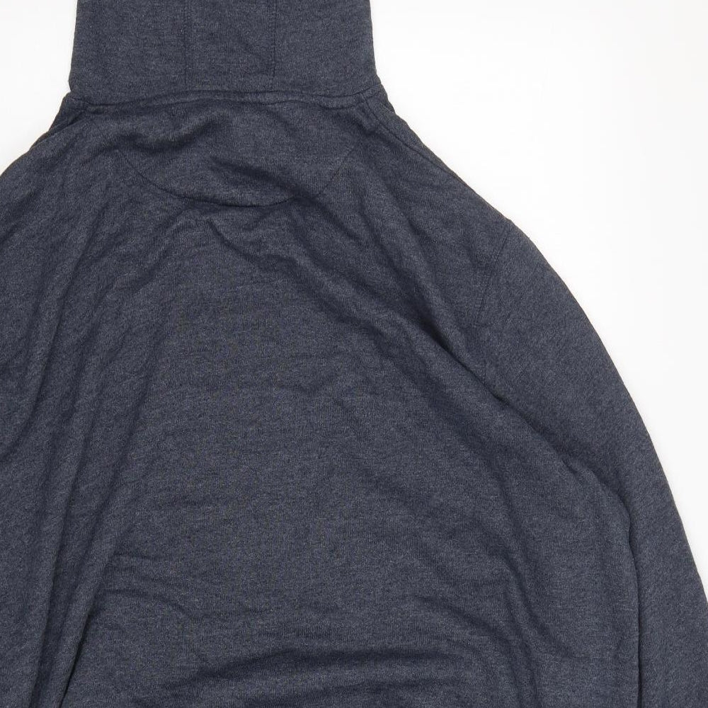 Jacemo  Mens Blue  Cotton Pullover Hoodie Size 4XL