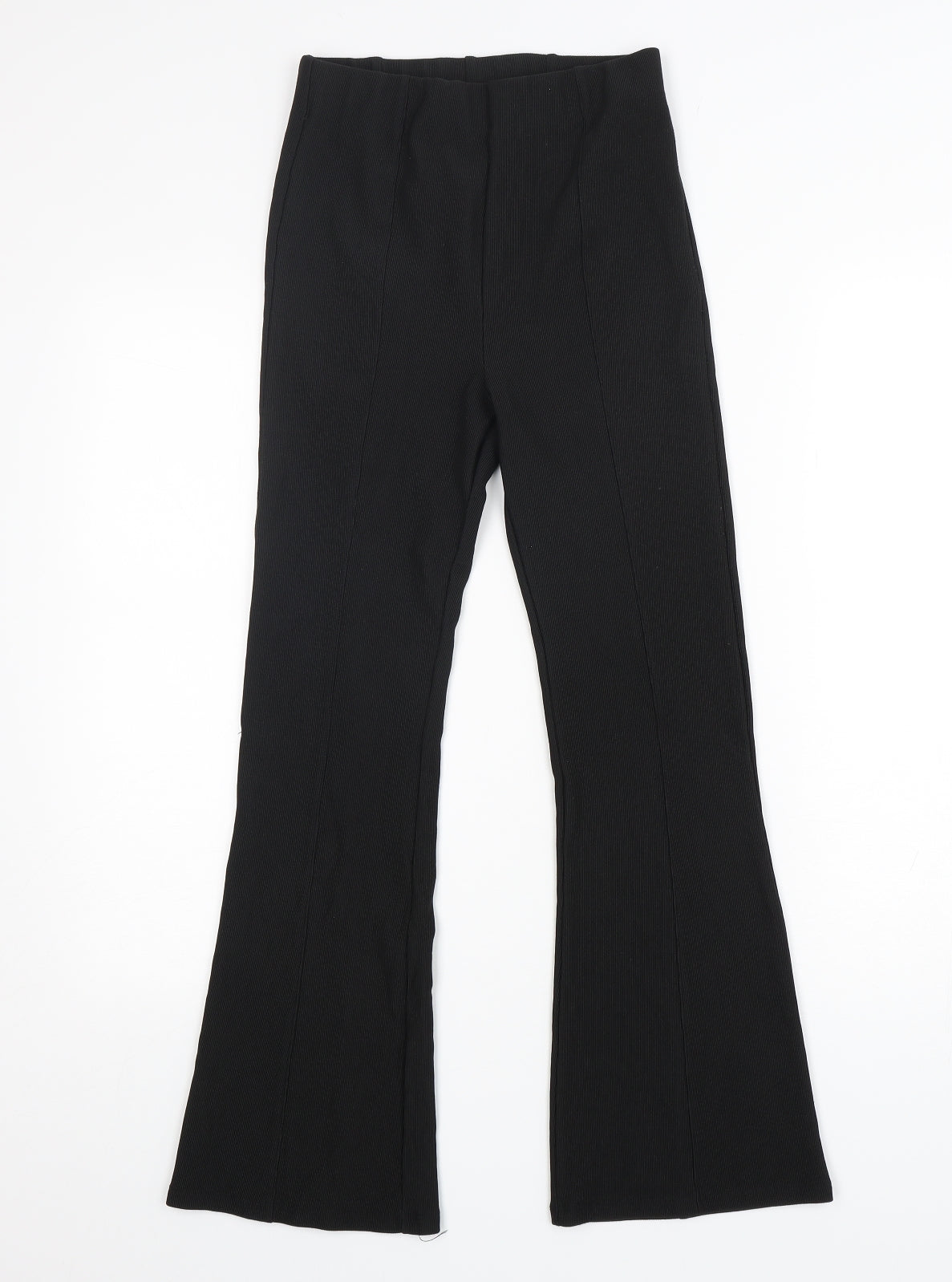 Primark Girls Black  Polyester Carrot Trousers Size 11-12 Years  Regular