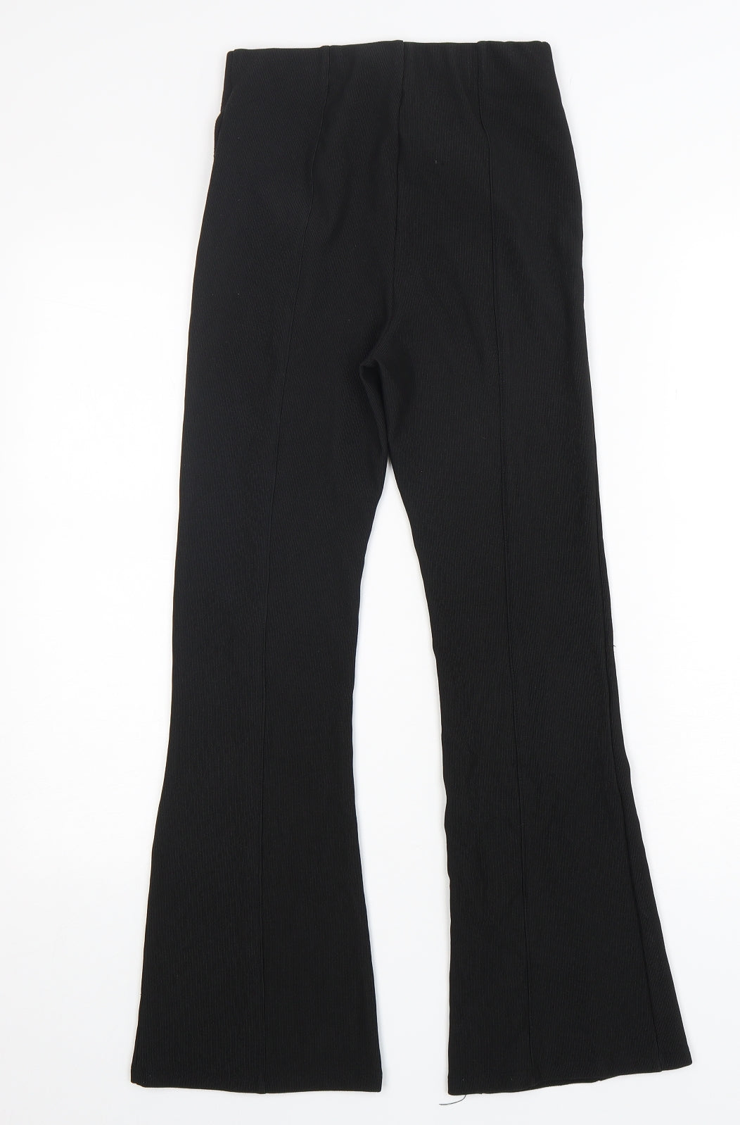 Primark Girls Black  Polyester Carrot Trousers Size 11-12 Years  Regular