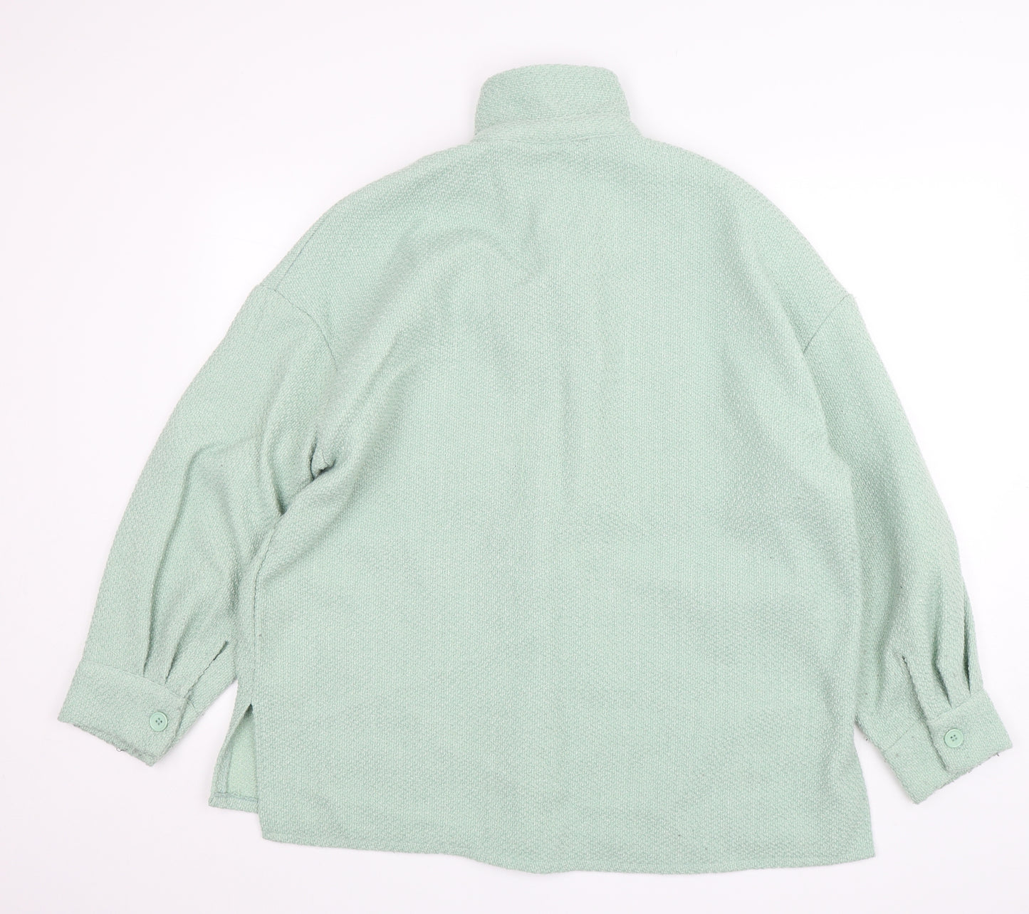 Primark Womens Green   Jacket Coatigan Size 18  Button - Shirt Jacket