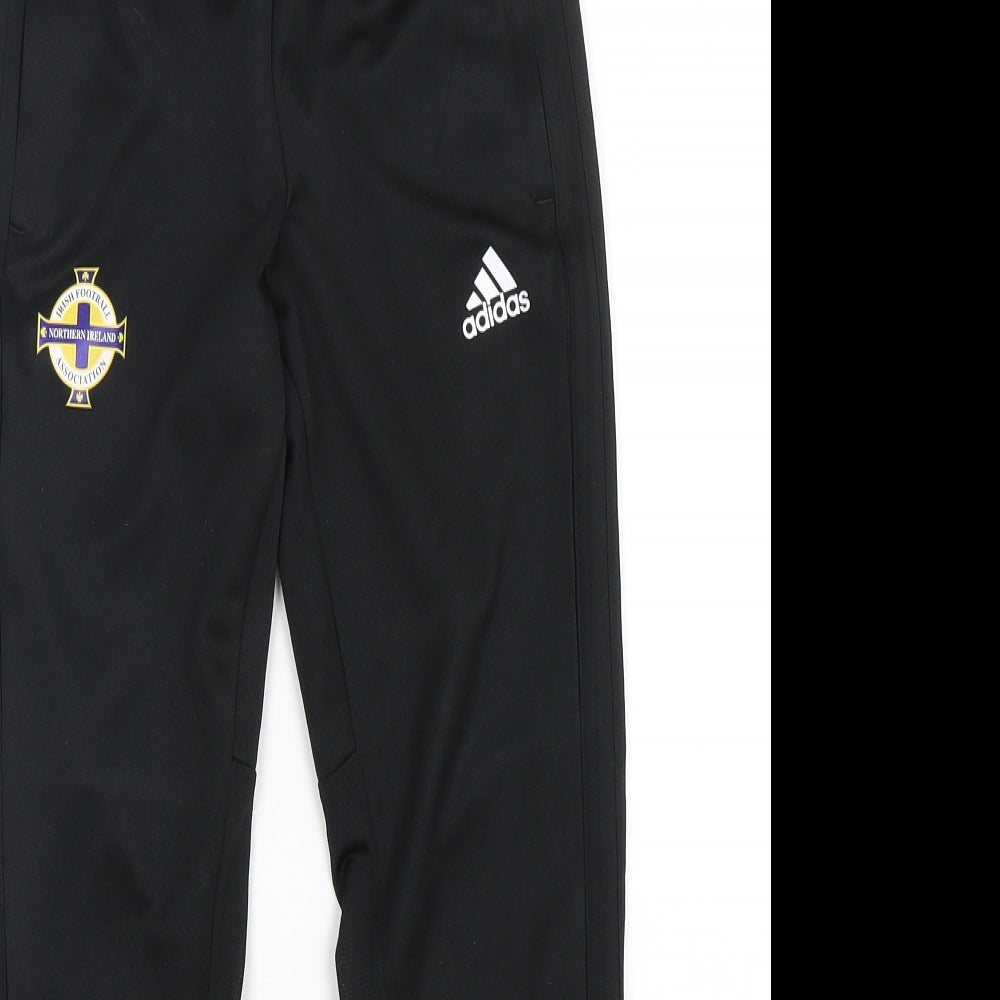 adidas Boys Black  Polyester Jogger Trousers Size 9-10 Years  Regular  - Northern Ireland