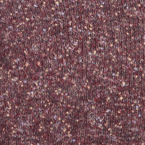 Marks and Spencer Womens Purple Round Neck  Acrylic Pullover Jumper Size 14