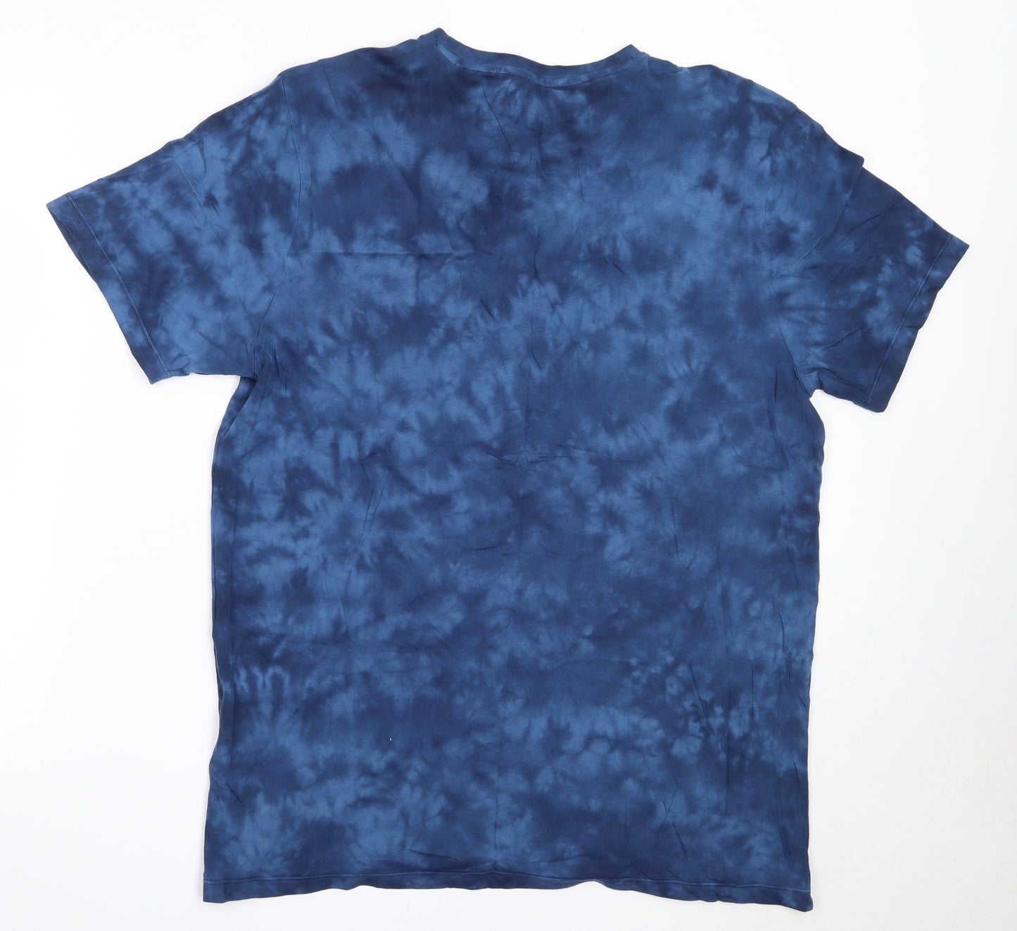 NEXT Mens Blue  Cotton  T-Shirt Size L Round Neck
