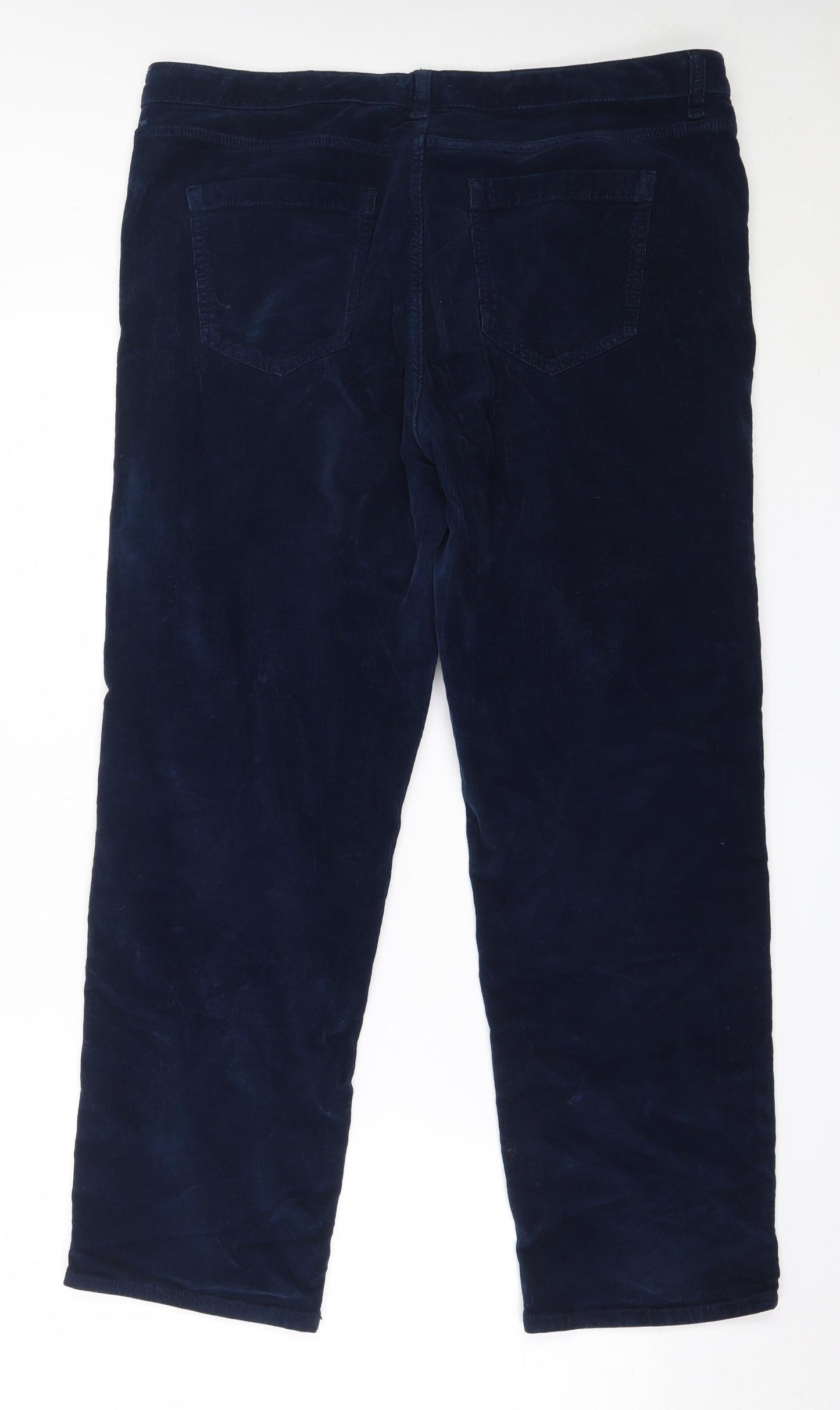 Khost Womens Blue  Cotton Straight Jeans Size 18 L27.5 in Regular