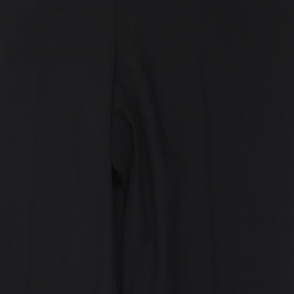 Dunnes Stores Womens Black  Polyester Trousers  Size 12 L29 in Regular