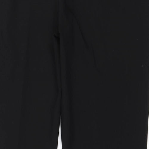 Dunnes Stores Womens Black  Polyester Trousers  Size 12 L29 in Regular