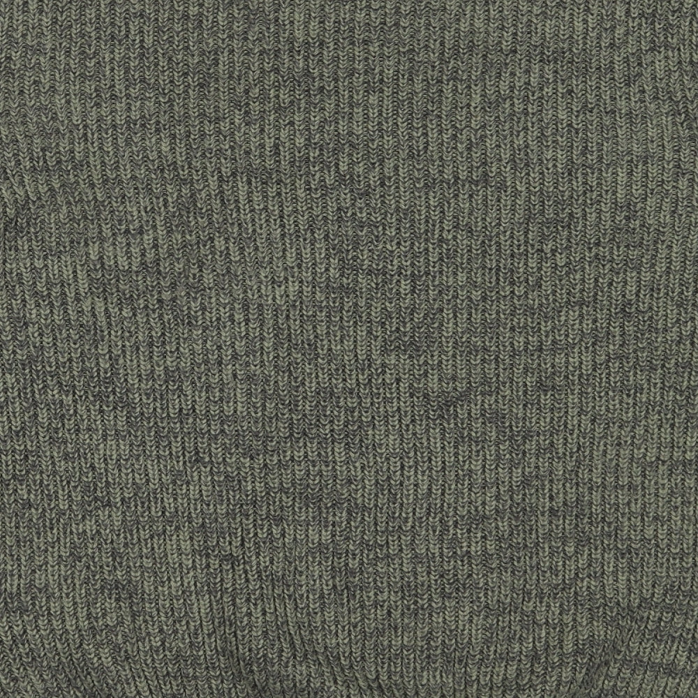 George Mens Green Round Neck  Acrylic Pullover Jumper Size L