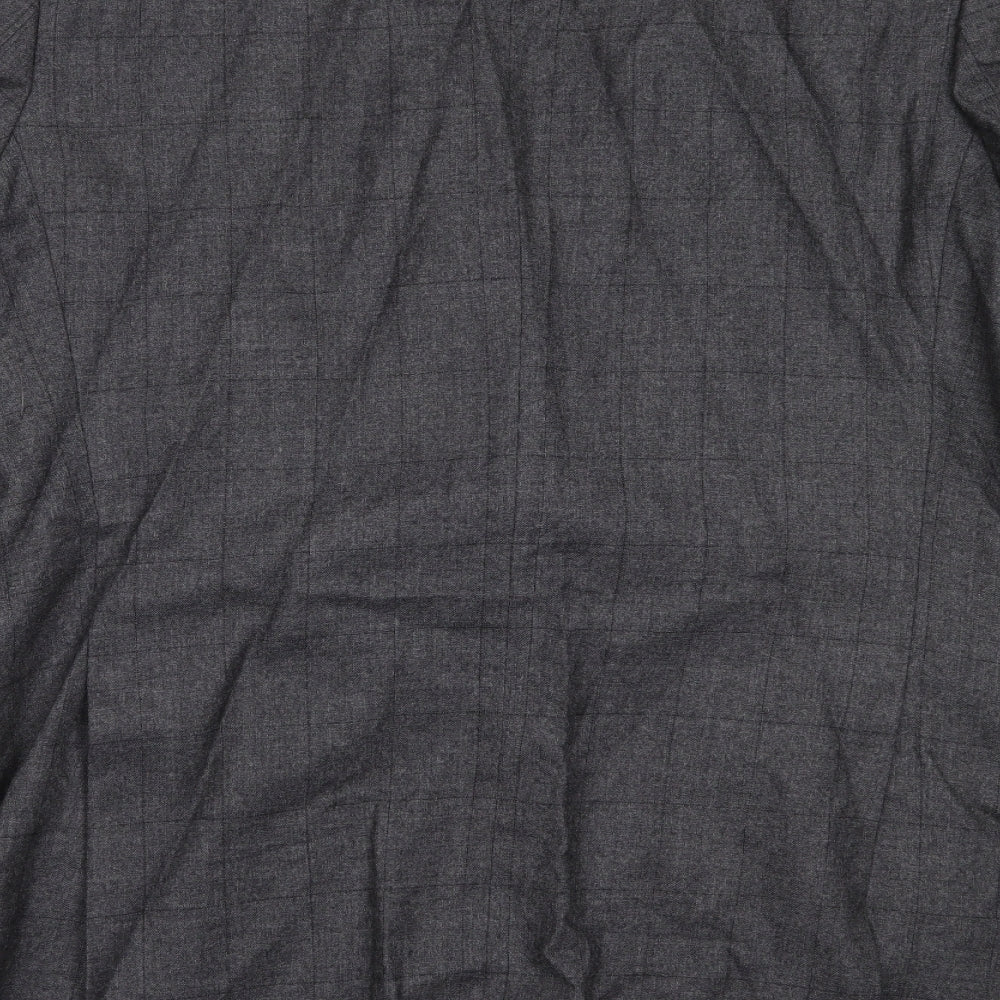 Marks and Spencer Mens Grey  Wool Jacket Blazer Size XL