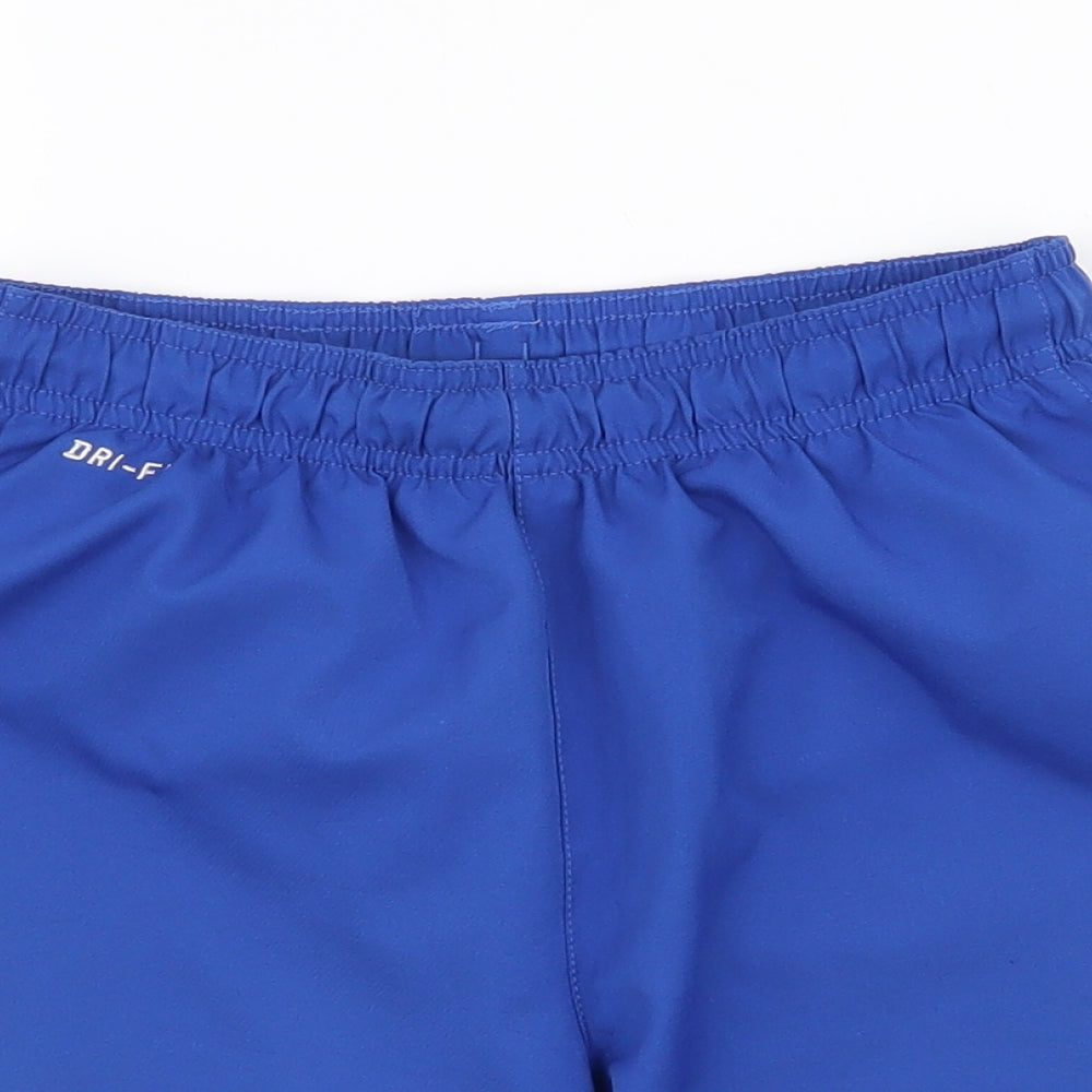 Nike Boys Blue  100% Polyester Bermuda Shorts Size 10-11 Years  Regular Drawstring - Arsenal