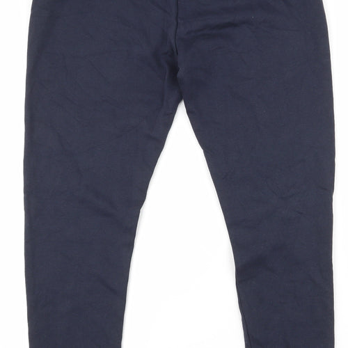 TU Boys Blue  Cotton Jogger Trousers Size 15 Years  Regular Drawstring