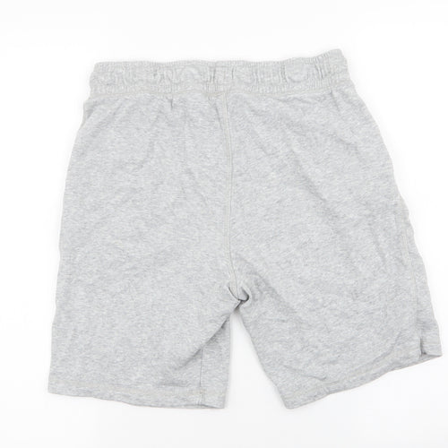 F&F Boys Grey  Cotton Sweat Shorts Size 13-14 Years  Regular Drawstring