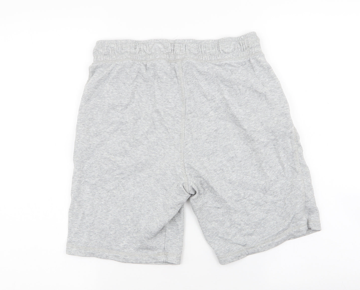 F&F Boys Grey  Cotton Sweat Shorts Size 13-14 Years  Regular Drawstring