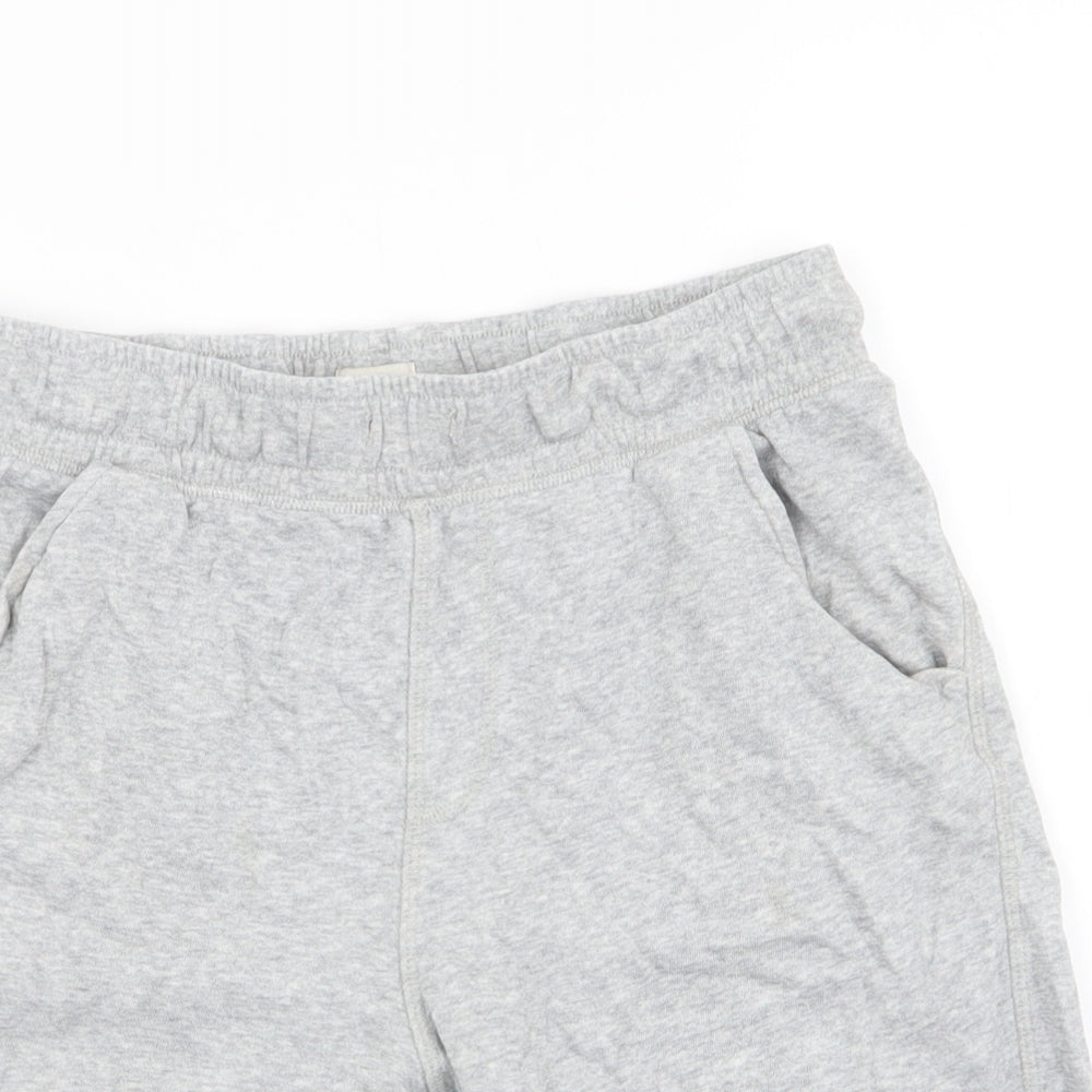 F&F Boys Grey  Cotton Sweat Shorts Size 13-14 Years  Regular Drawstring