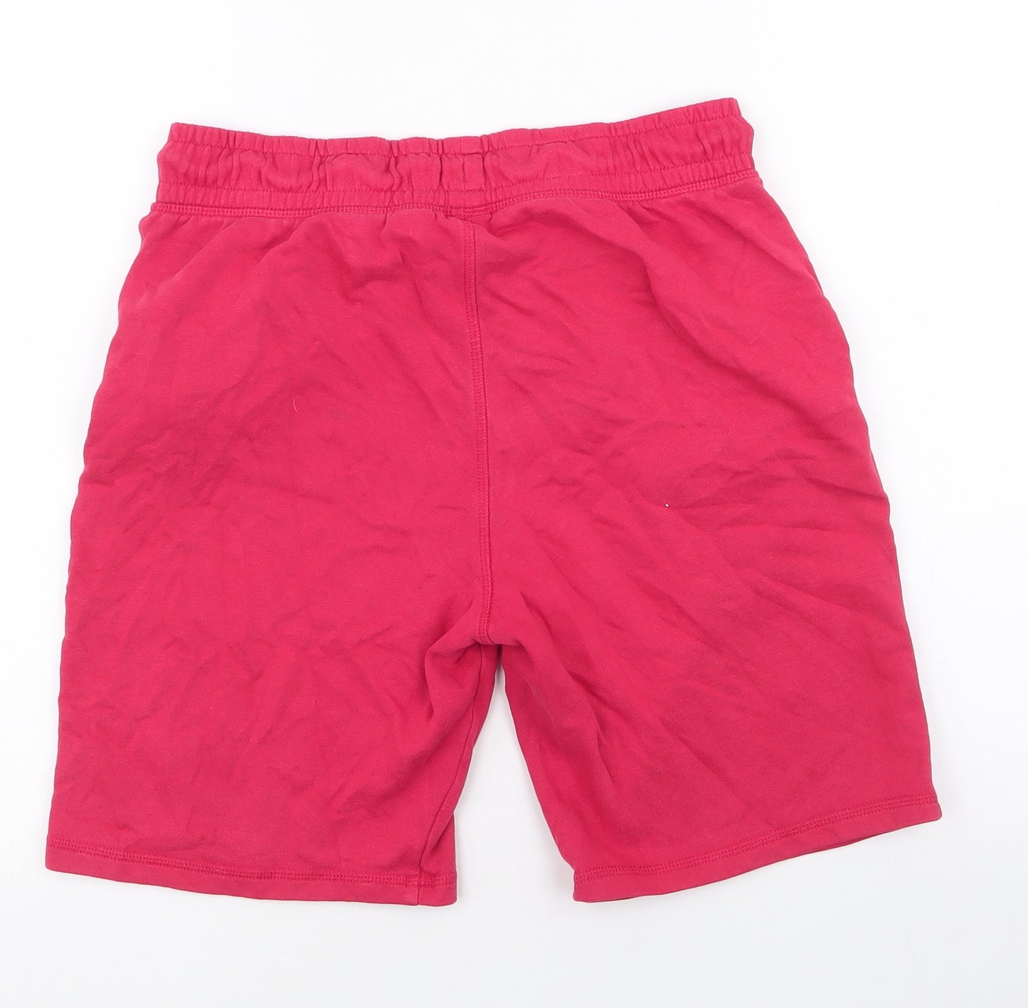 F&F Boys Red  Cotton Sweat Shorts Size 13-14 Years  Regular Drawstring