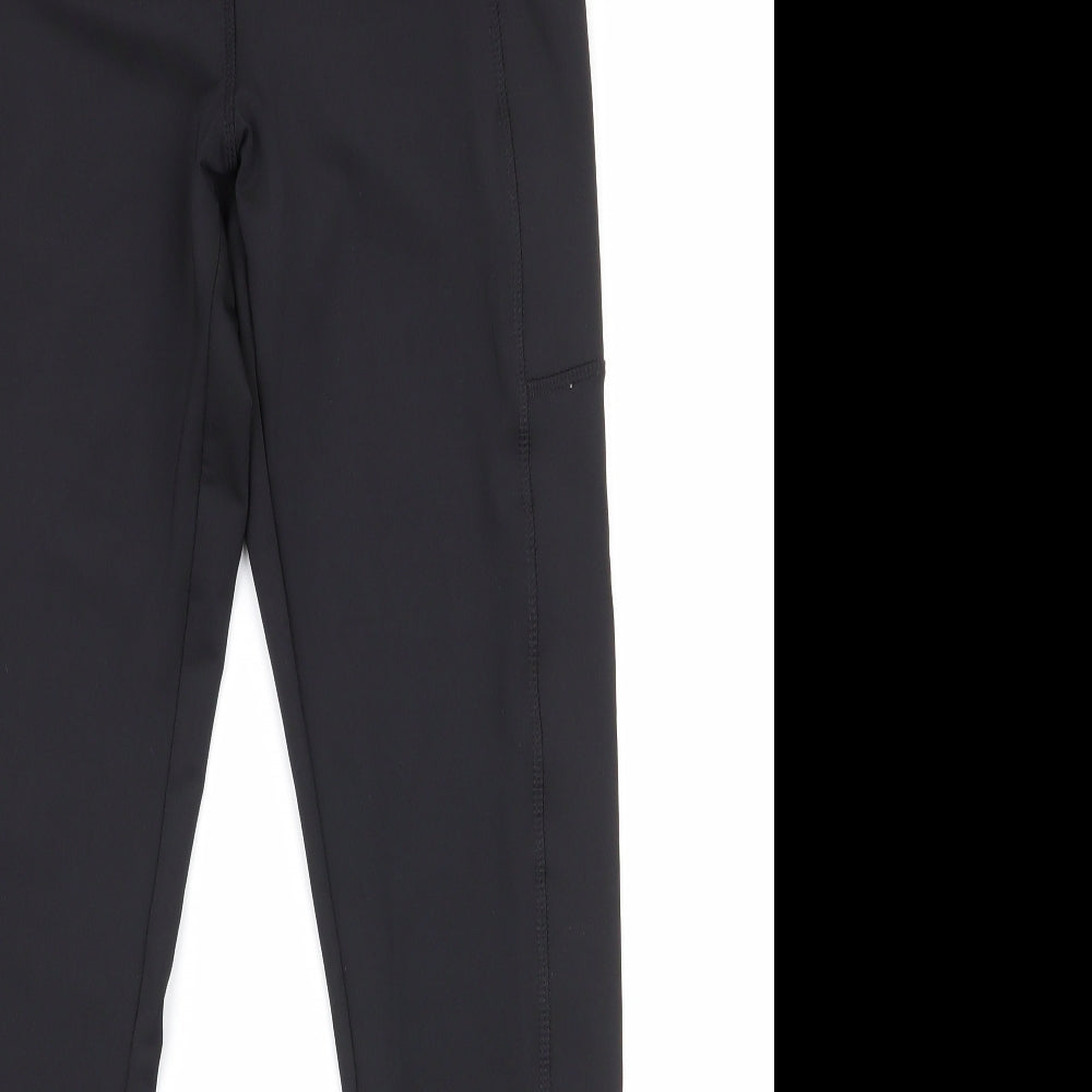 Crivit Womens Black  Polyester  Leggings Size S L27.5 in Regular Pullover