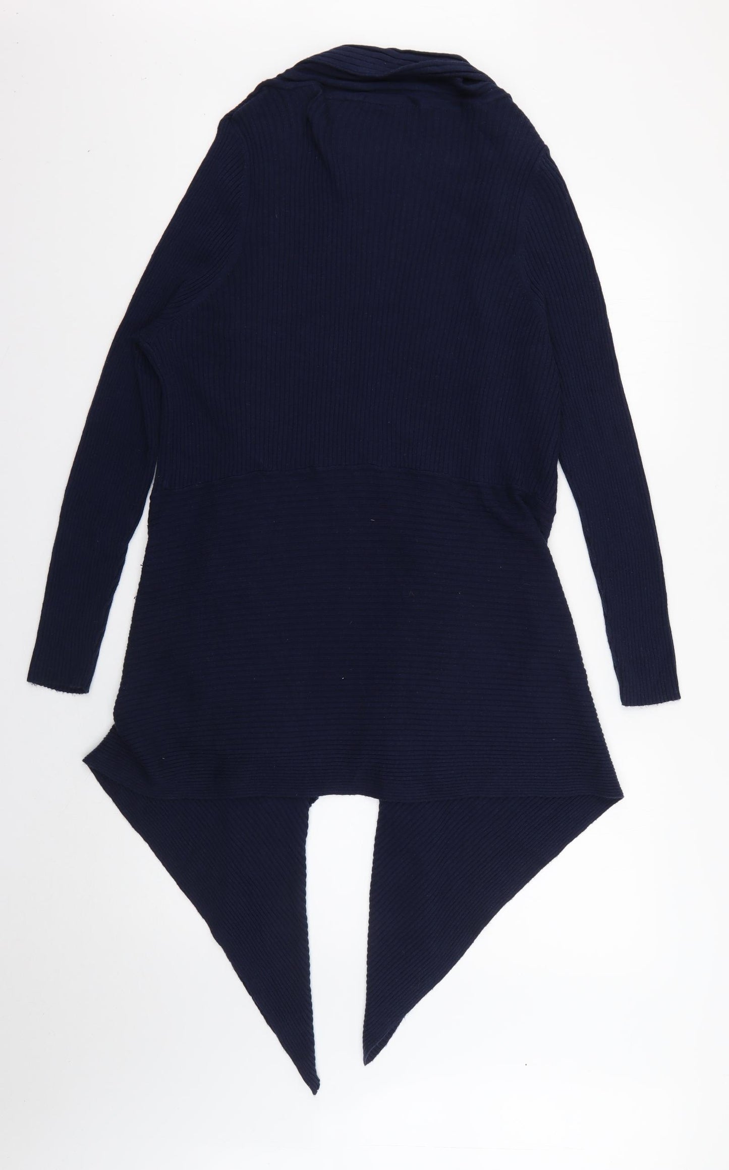Marks and Spencer Womens Blue V-Neck  Polyamide Cardigan Jumper Size 20