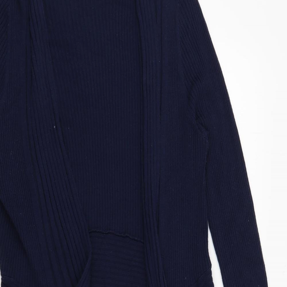 Marks and Spencer Womens Blue V-Neck  Polyamide Cardigan Jumper Size 20