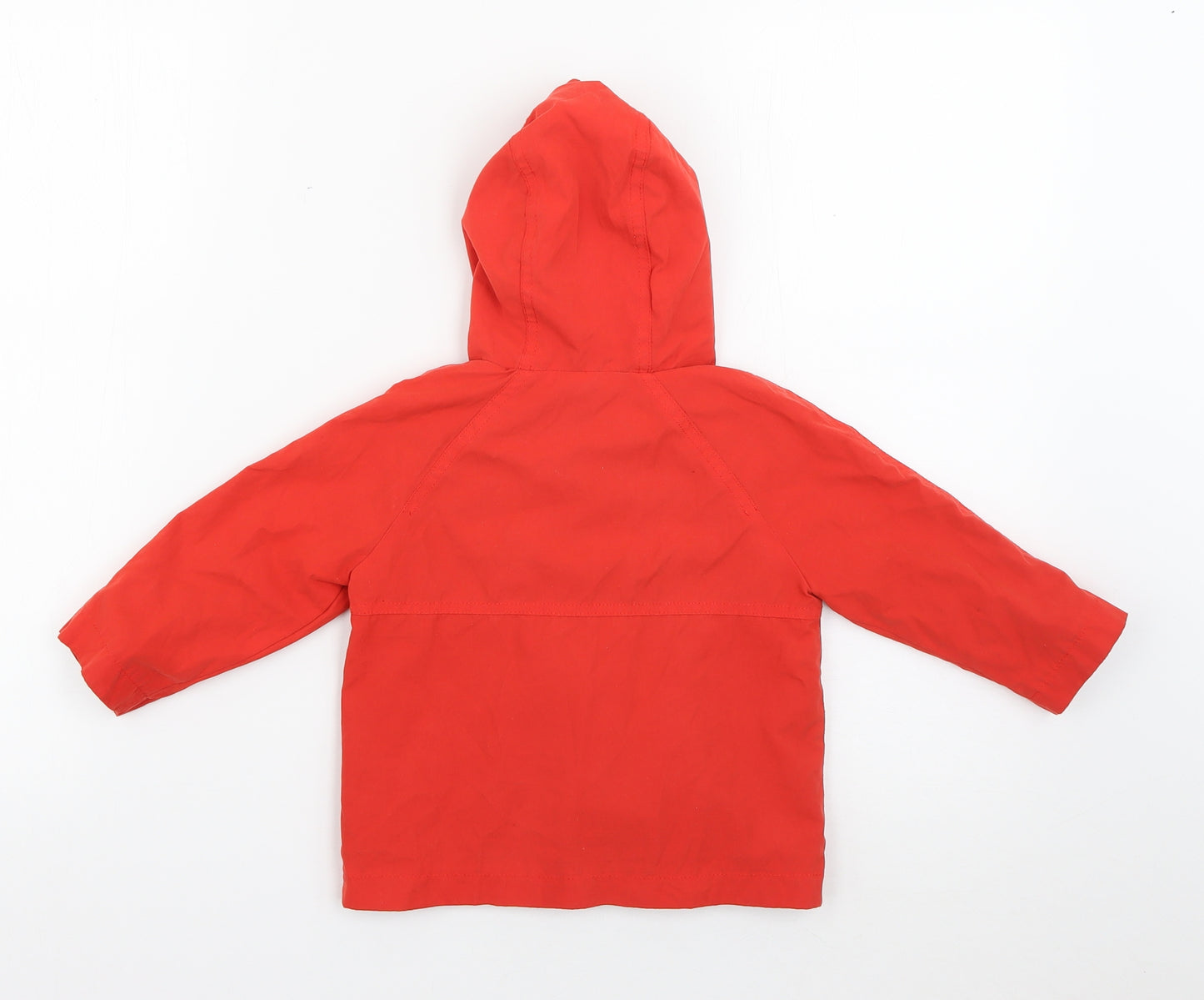 George Boys Red   Rain Coat Coat Size 12-18 Months   Zip