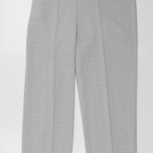 St Michael Womens Grey  Polyester Trousers  Size 12 L28 in Regular