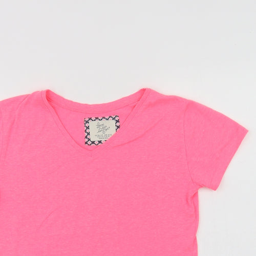Primark Womens Pink  Polyester Top Pyjama Top Size S