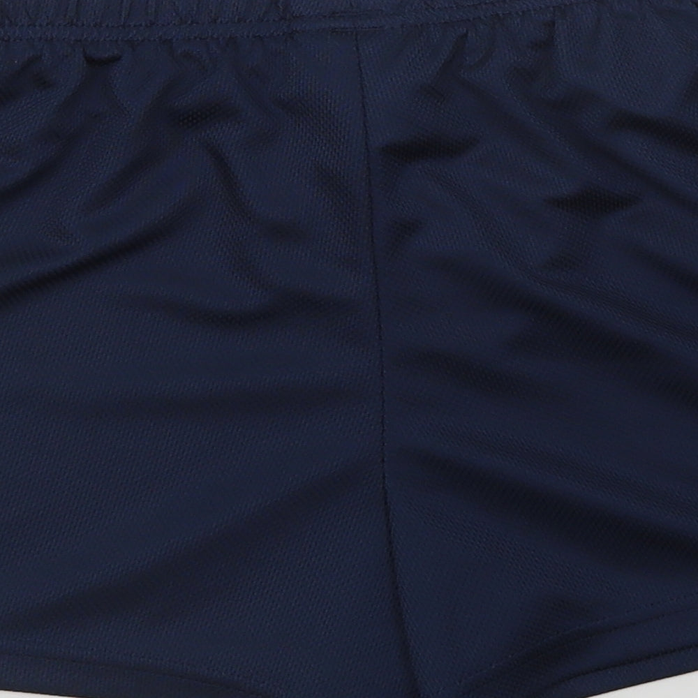 Reebok Womens Blue  Polyester Skimmer Shorts Size 14 L3 in Regular Drawstring