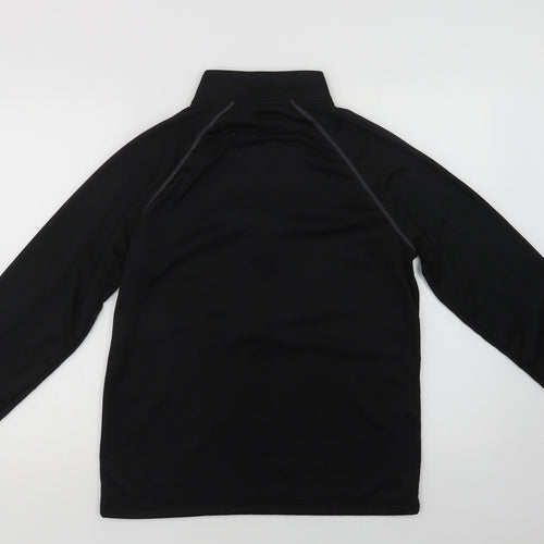 Penn Mens Black  Polyester Henley Sweatshirt Size M