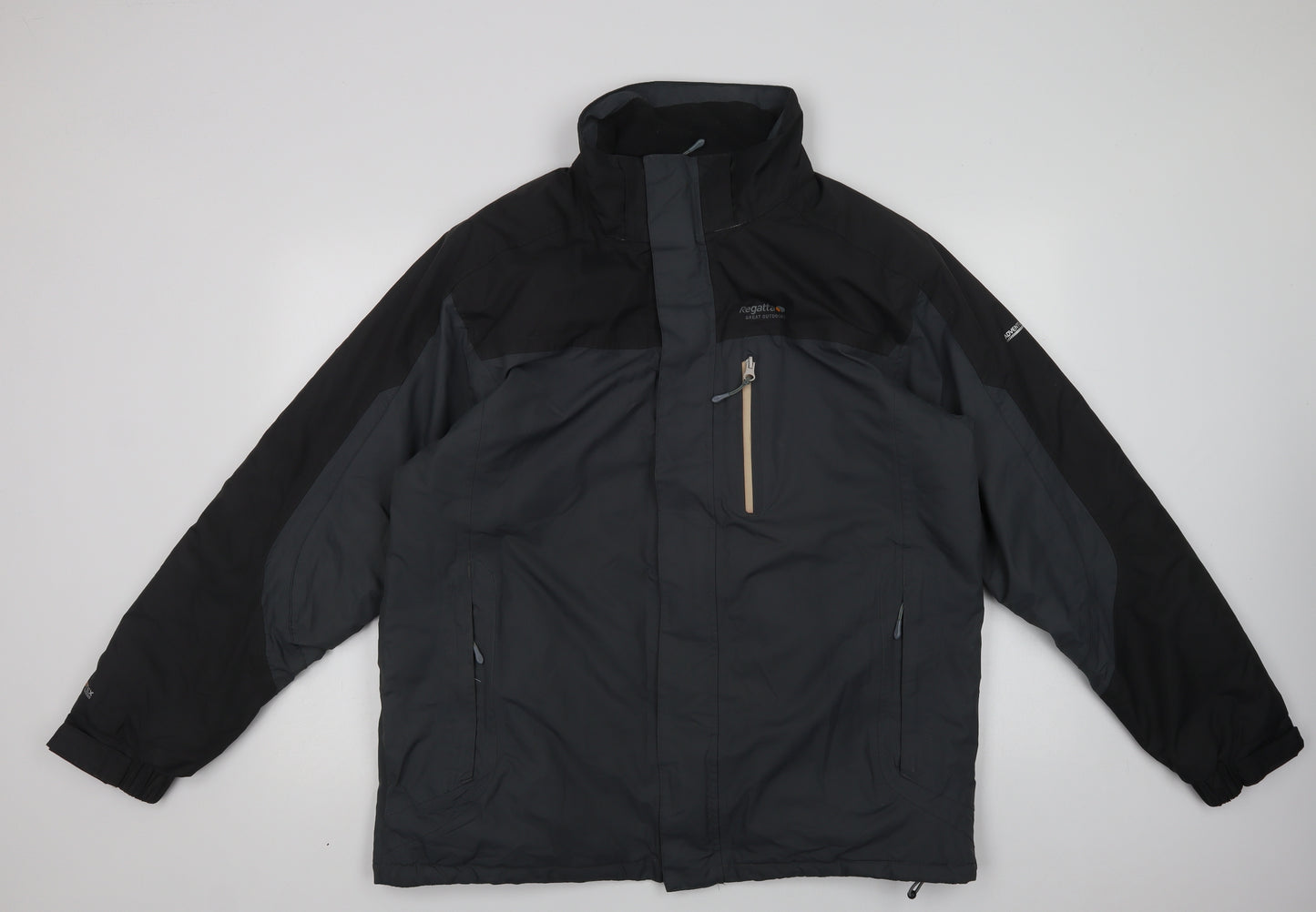 Regatta Mens Grey   Windbreaker Jacket Size XL  Zip