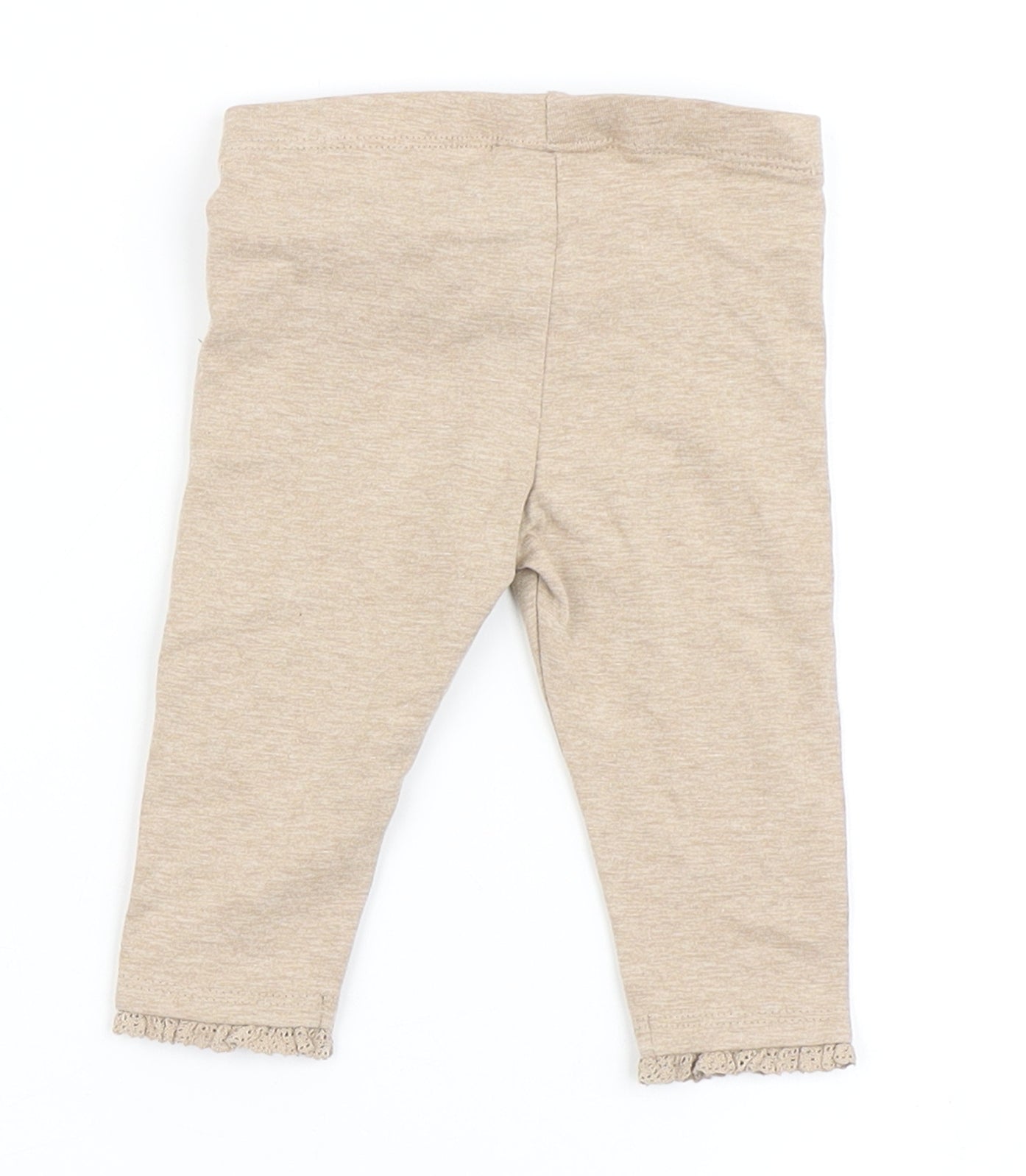 NEXT Girls Brown  Cotton Jogger Leggings Size 0-3 Months   - Bunny