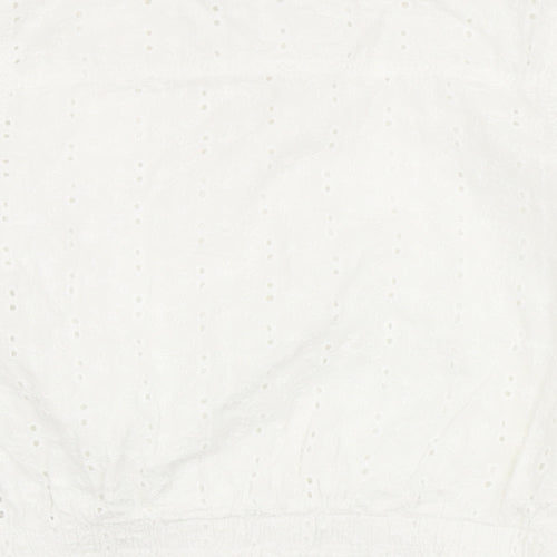 NEXT Girls White   Jacket  Size 3-4 Years  Zip