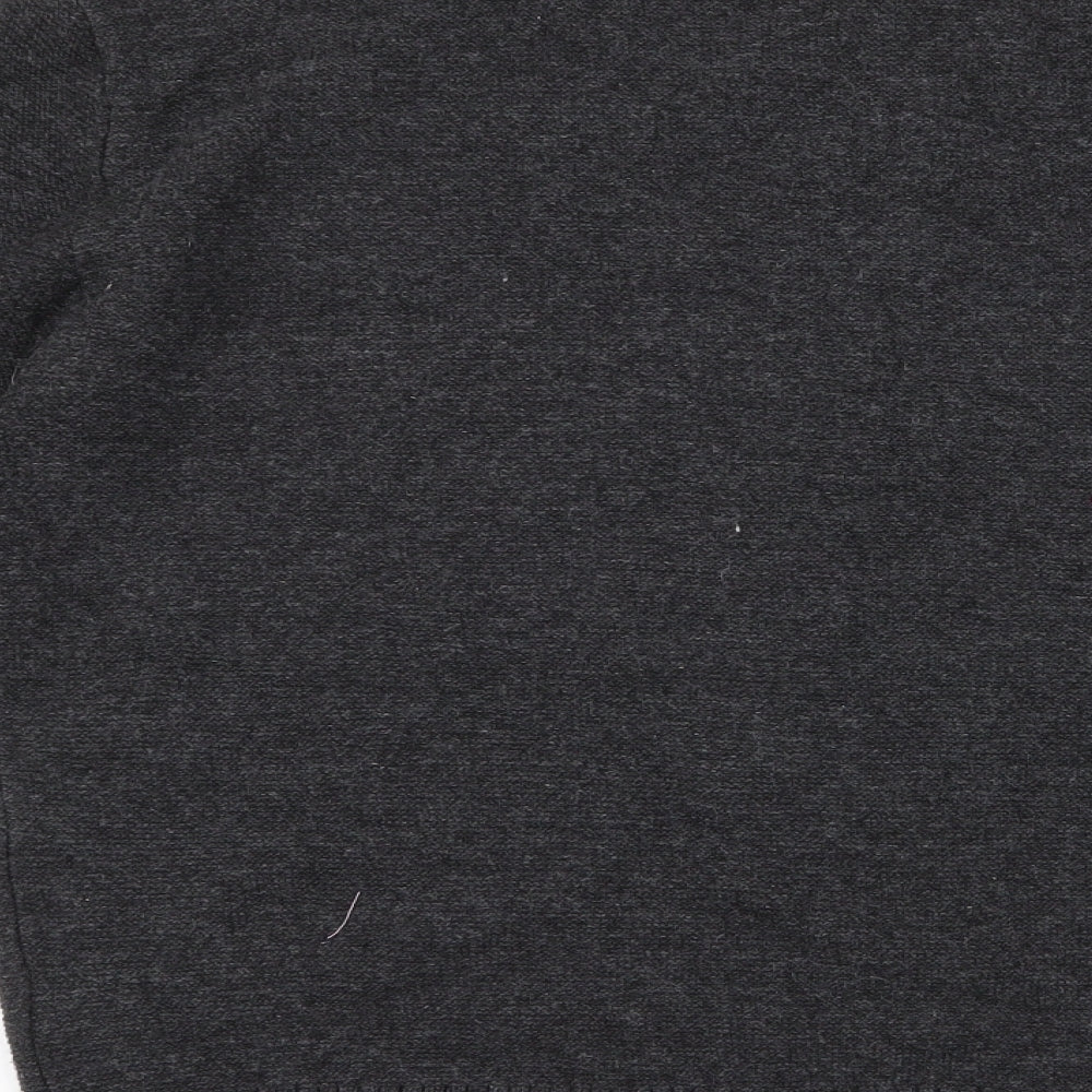 Gap Mens Grey Round Neck  Cotton Pullover Jumper Size S