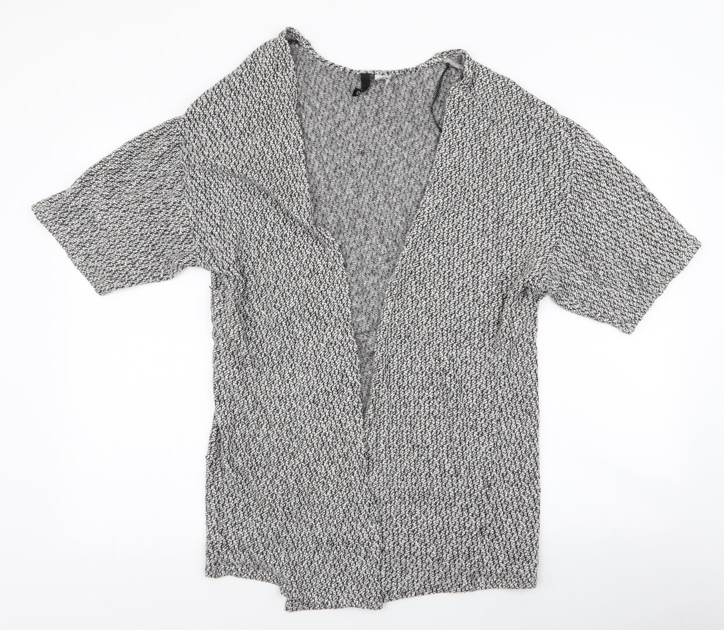 Divided by H&M Womens Grey Round Neck  Cotton Cardigan Jumper Size 6