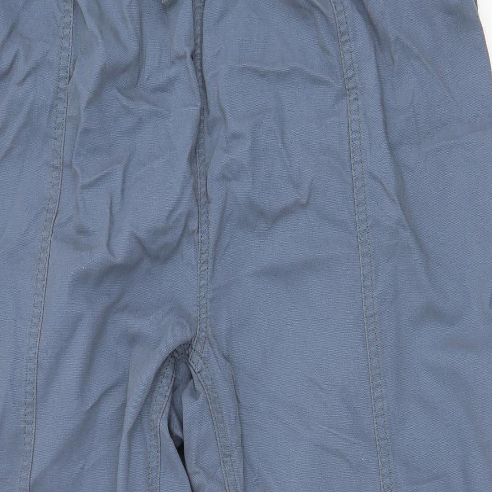 George Womens Blue  Cotton Jogger Trousers Size 18 L27 in Regular Drawstring