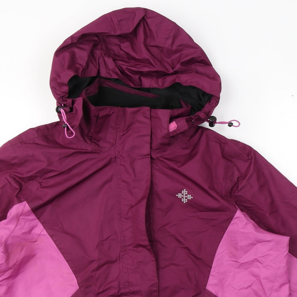 Crivit Womens Pink   Ski Jacket Coat Size 16  Zip