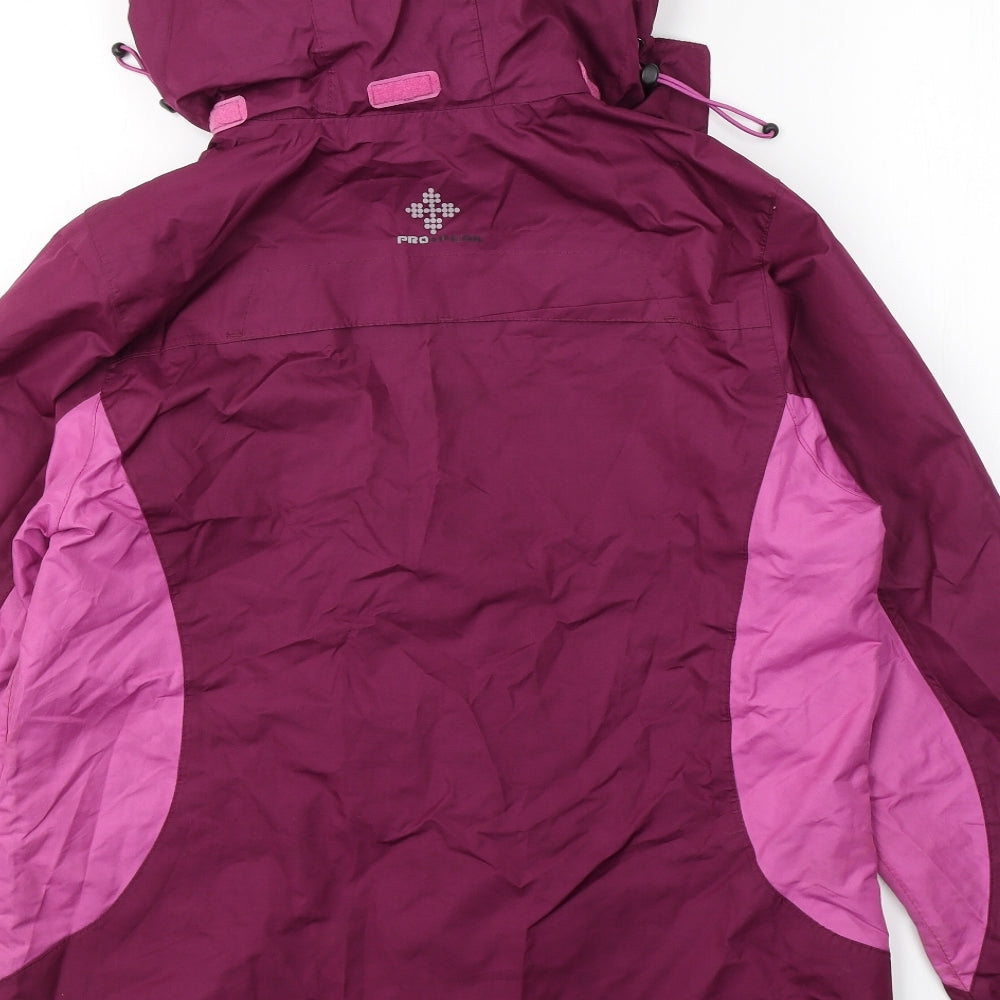 Crivit Womens Pink   Ski Jacket Coat Size 16  Zip