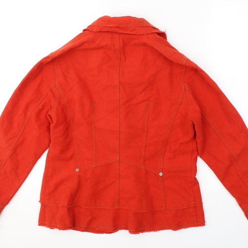 Sandwich Womens Red   Jacket Coat Size 12  Button