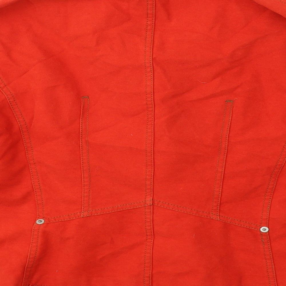 Sandwich Womens Red   Jacket Coat Size 12  Button