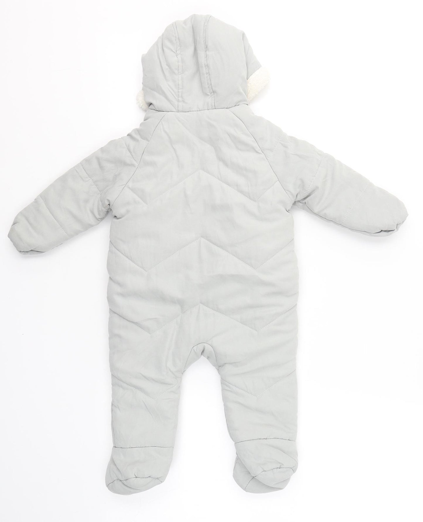 TU Baby Grey   3-in-1 Jacket Snowsuit Size 3-6 Months   Zip