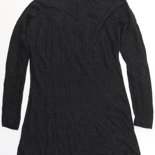 EAST Womens Grey Round Neck  Viscose Pullover Jumper Size M