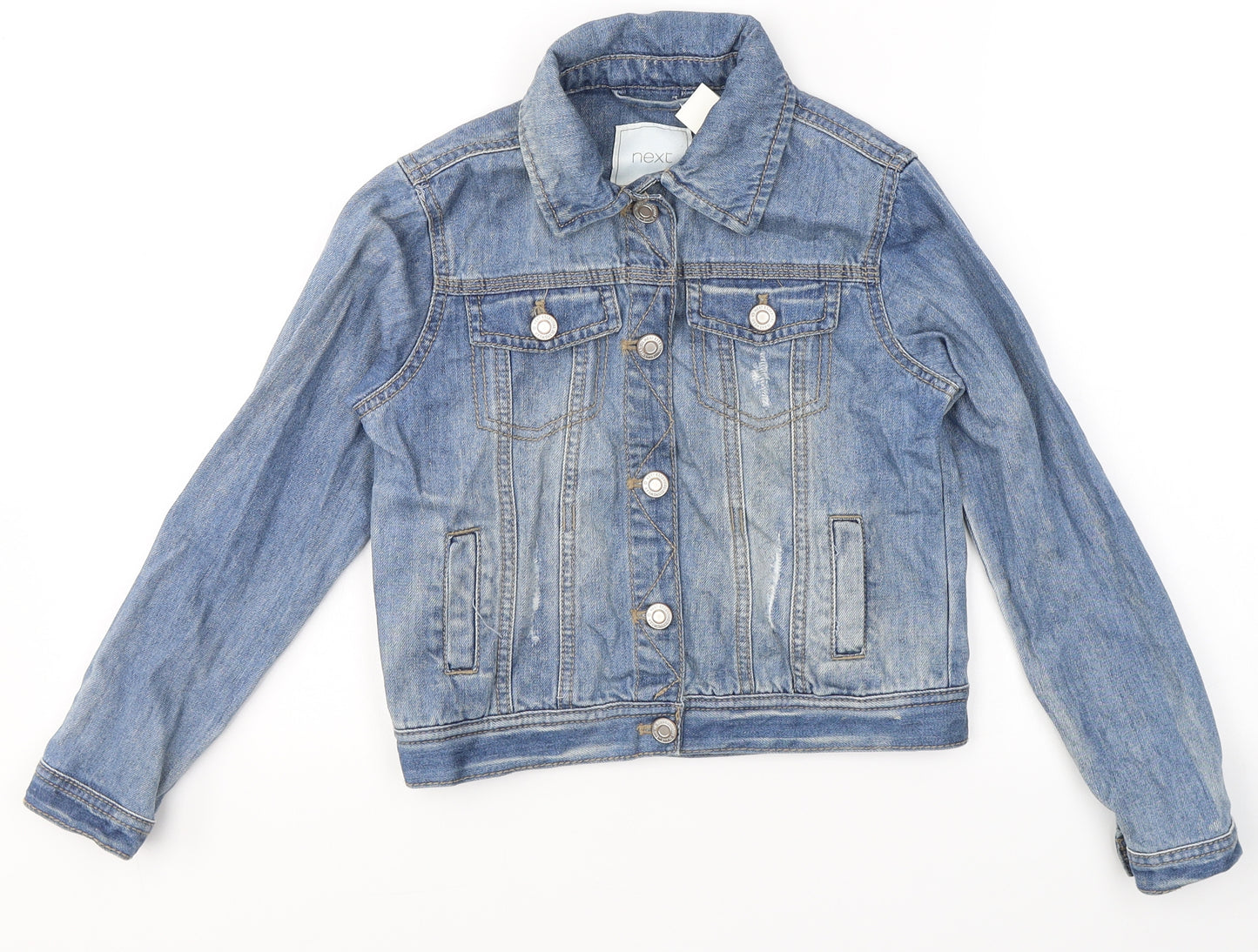 NEXT Girls Blue   Jacket  Size 9 Years   - denim jacket