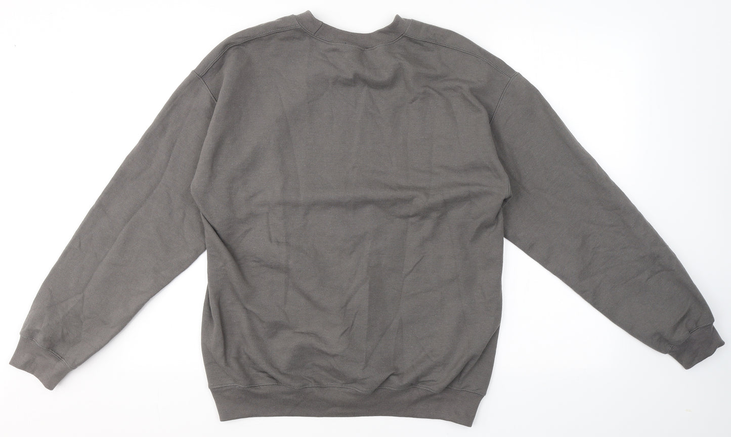 Love Womens Grey  Cotton Pullover Sweatshirt One Size   - Maybe baby